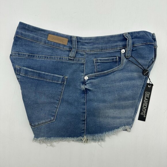 Blank NYC Wedge Short Women's Size 27 Stretch Cut-Off Distressed Jean Shorts NWT - Picture 4 of 8